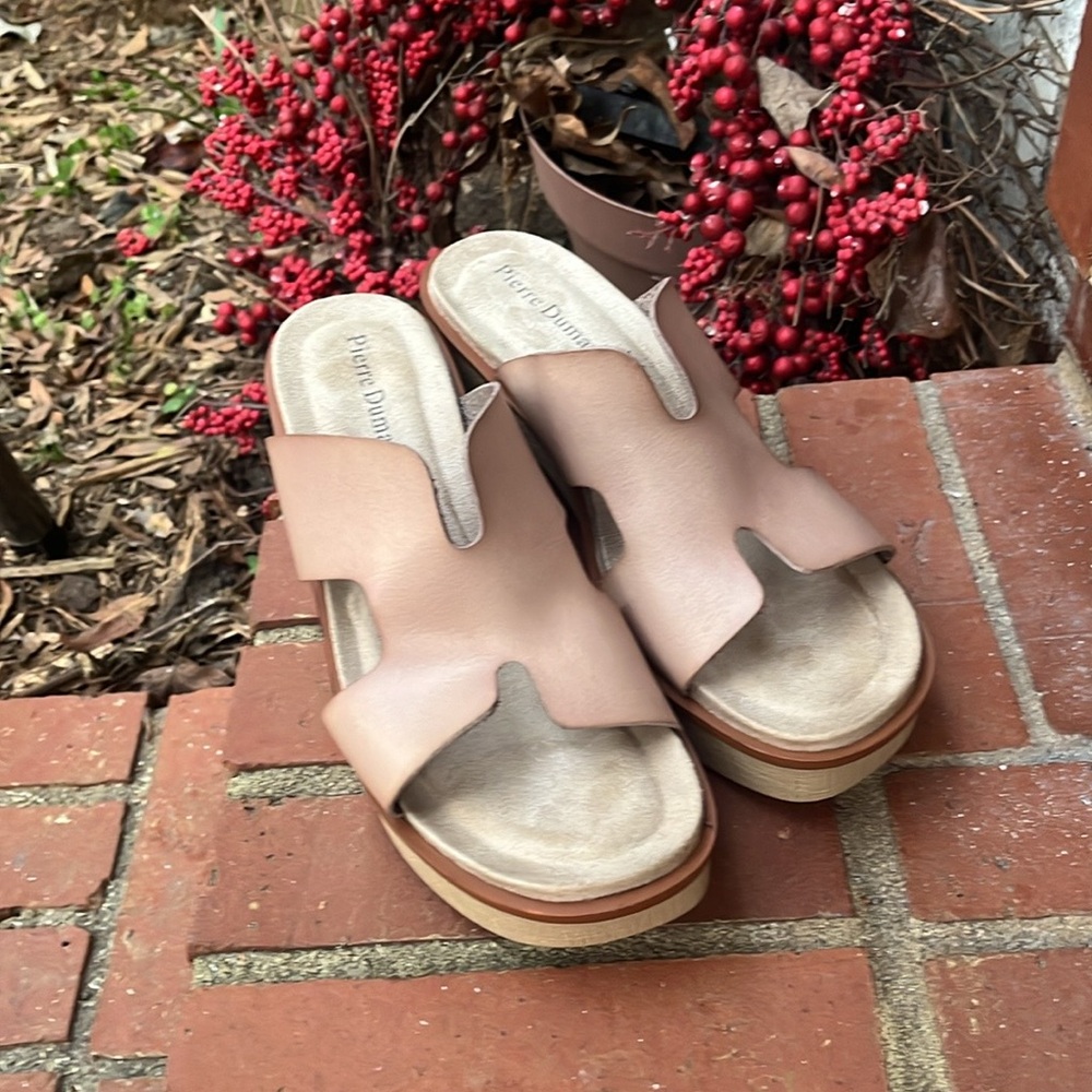 Pierre Dumas size 8.5 slip on sandal